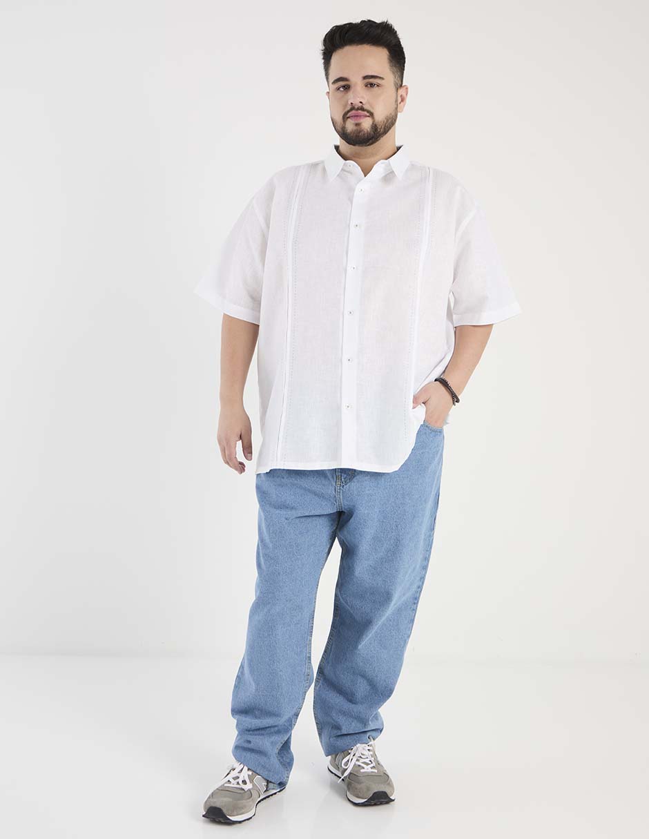 Jeans straight Weekend Plus lavado claro para hombre