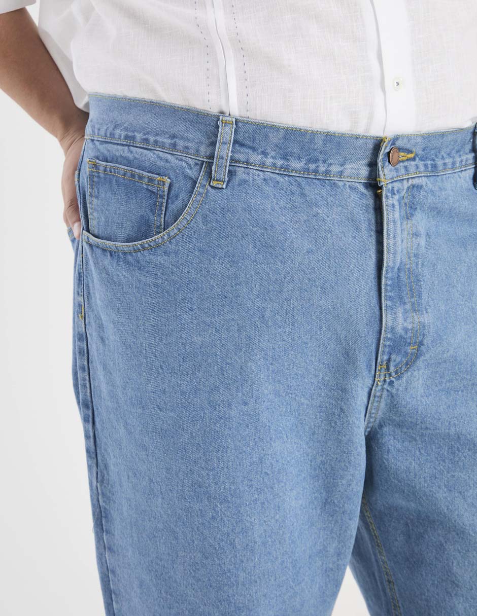 Jeans straight Weekend Plus lavado claro para hombre