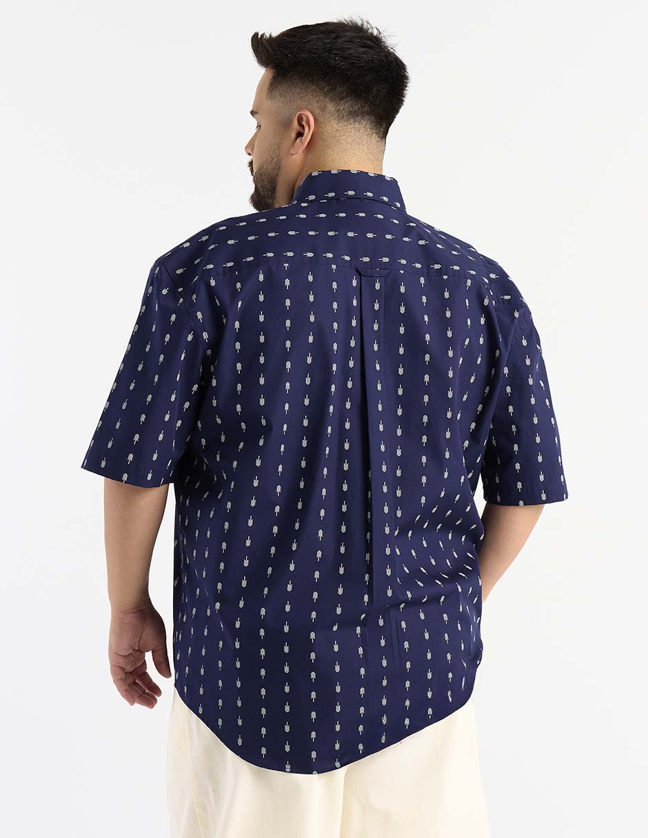 Camisa casual Weekend Plus manga corta para hombre
