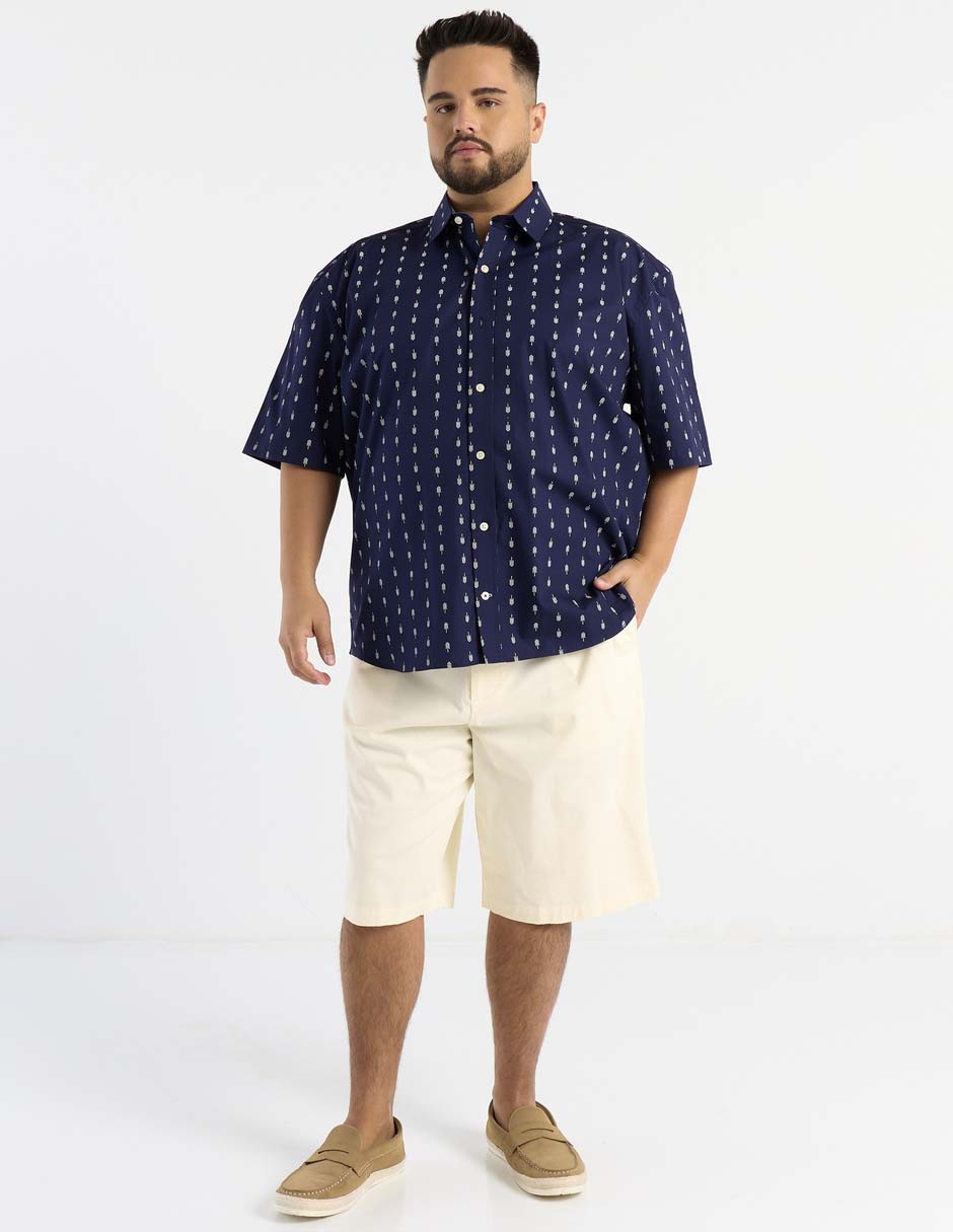 Camisa casual Weekend Plus manga corta para hombre