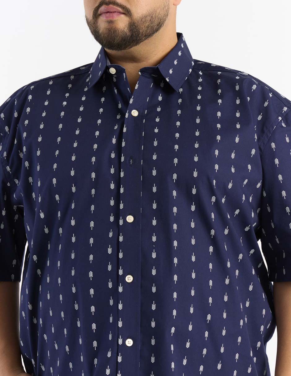 Camisa casual Weekend Plus manga corta para hombre