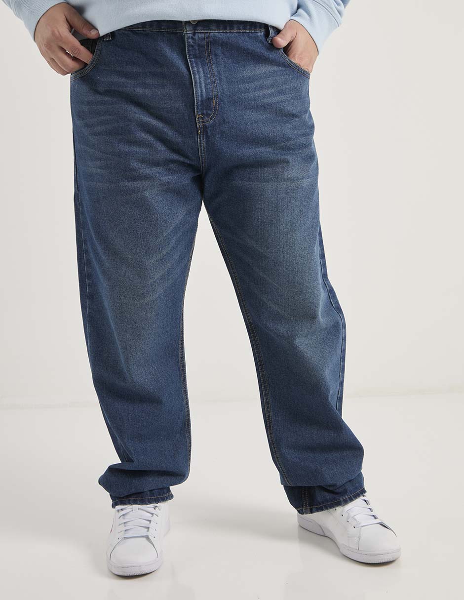 Jeans straight Weekend Plus lavado medio para hombre