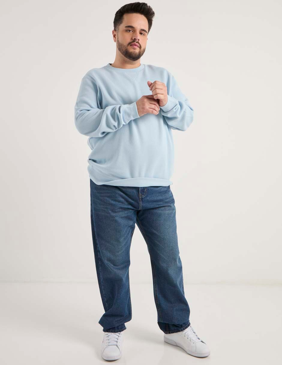 Jeans straight Weekend Plus lavado medio para hombre