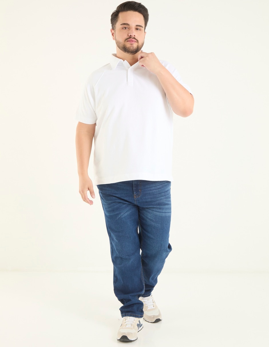 Jeans slim deslavado para hombre 6