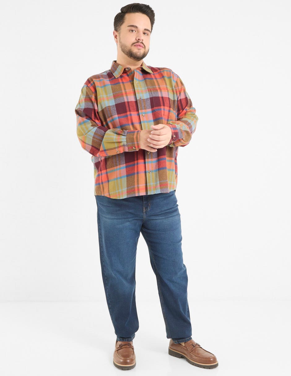 Jeans slim deslavado para hombre 6