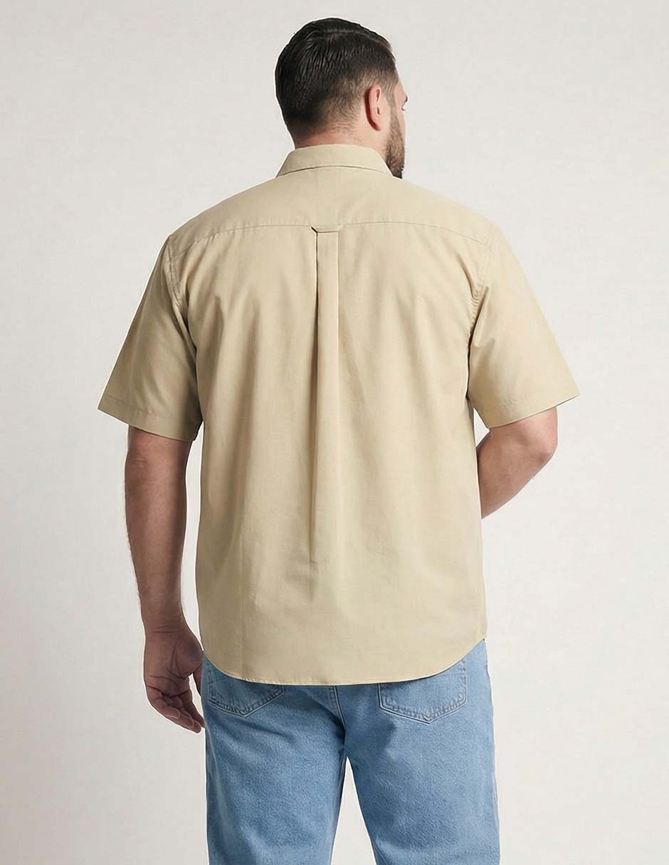Camisa casual de algodón manga corta para hombre 5