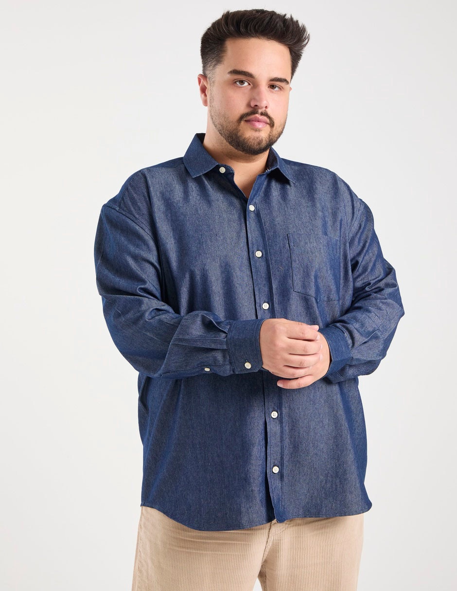 Camisa casual manga larga para hombre Camisa casual manga larga para hombre