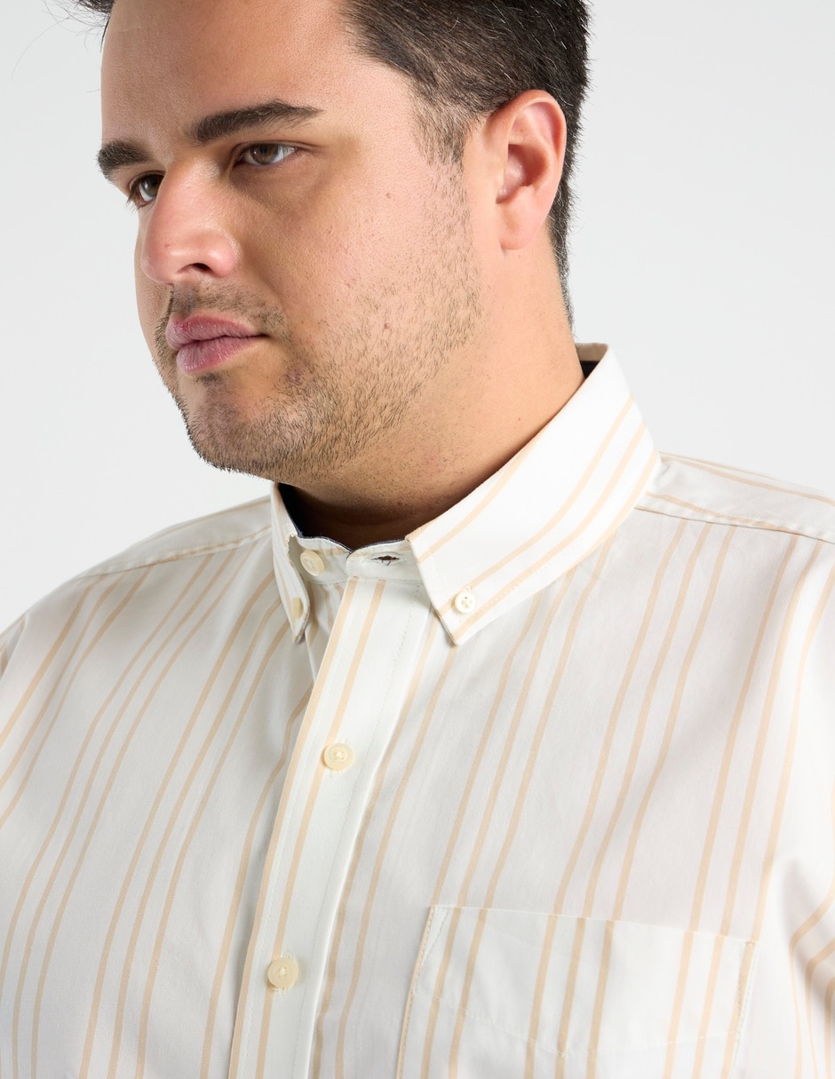 Camisa casual manga larga para hombre