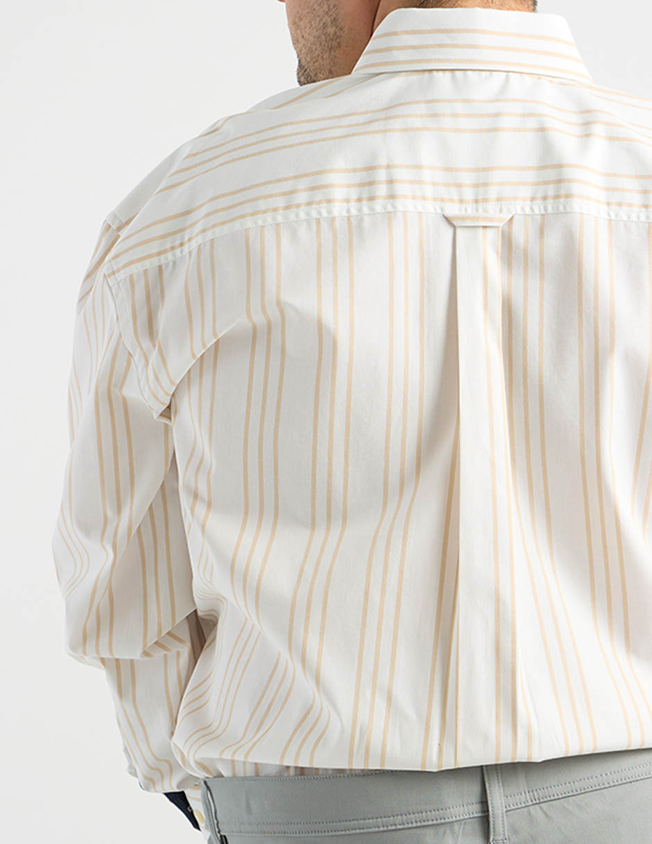 Camisa casual manga larga para hombre
