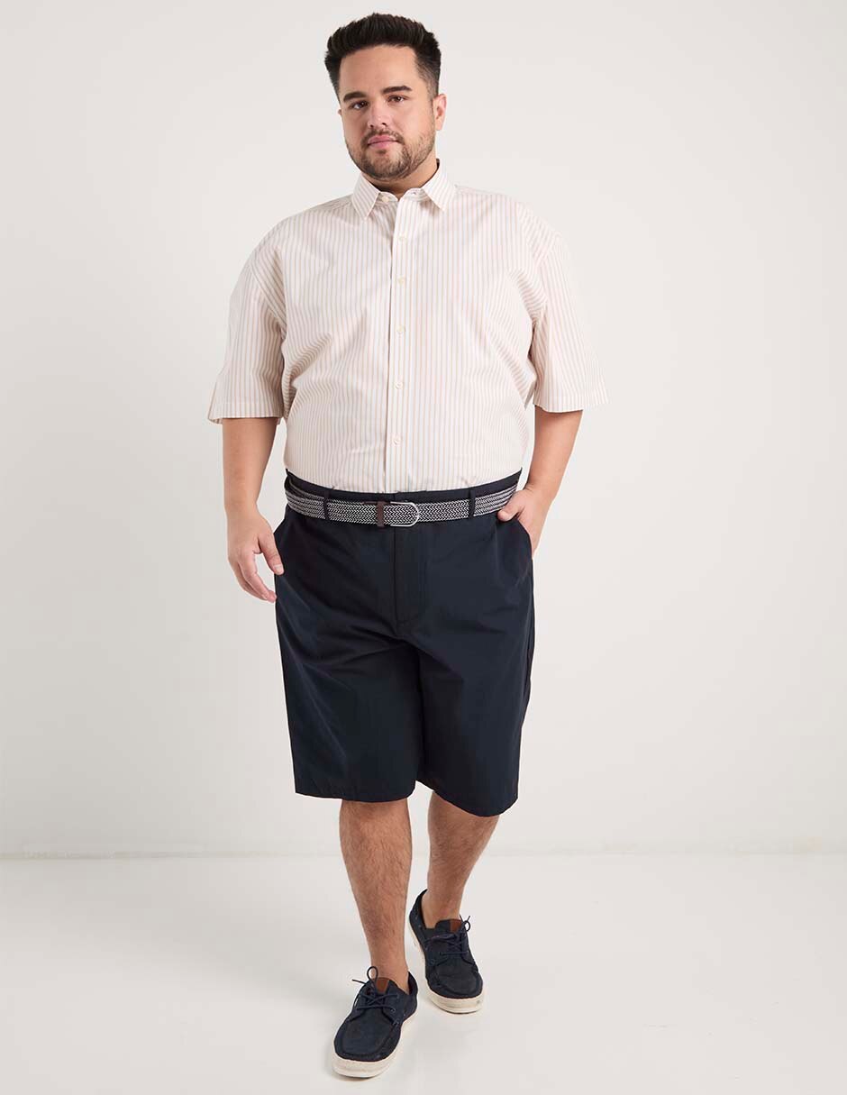 Camisa casual manga al codo para hombre 3