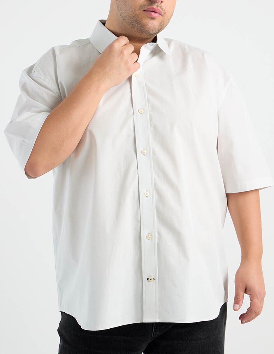 Camisa casual manga corta para hombre 5