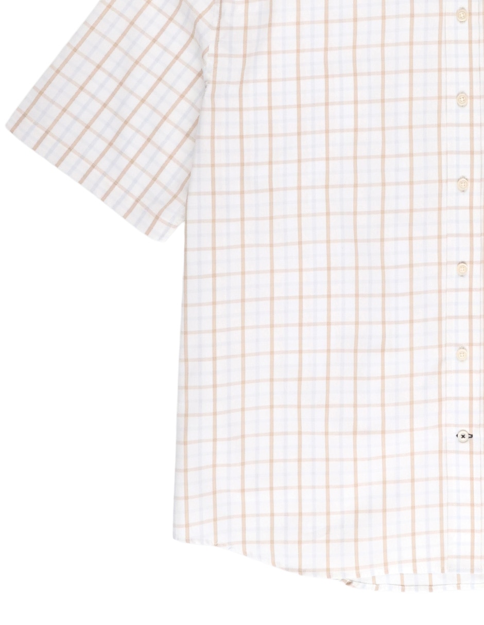 Camisa casual de algodón manga corta para hombre 2
