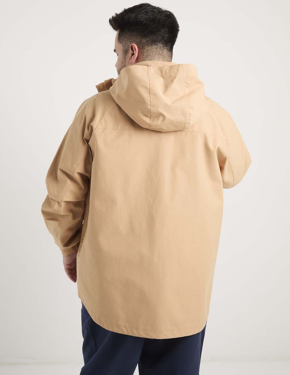 Chamarra rompevientos con capucha para hombre 6