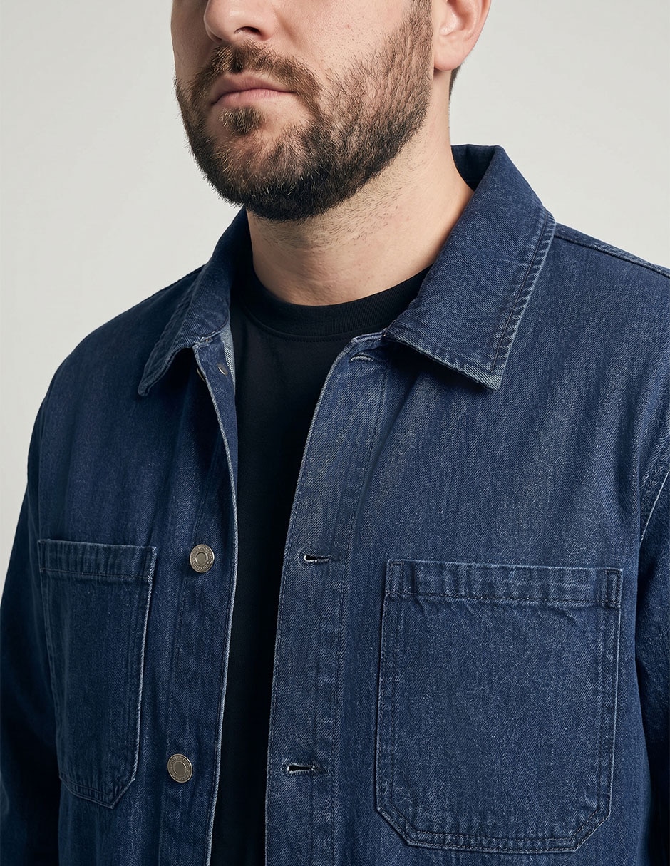 Camisa semiformal manga larga para hombre 2