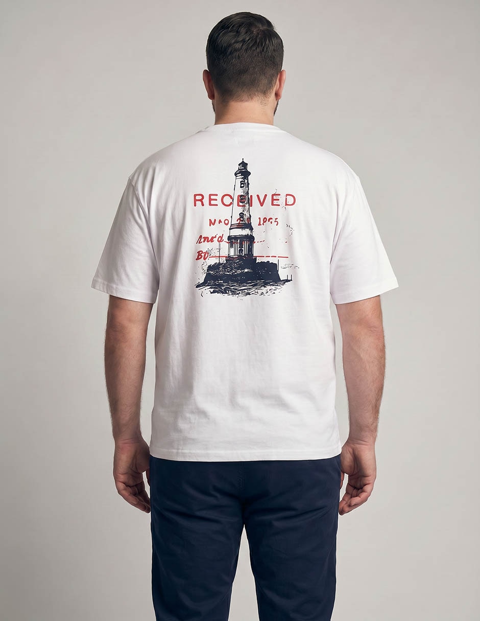 Playera cuello redondo para hombre 2