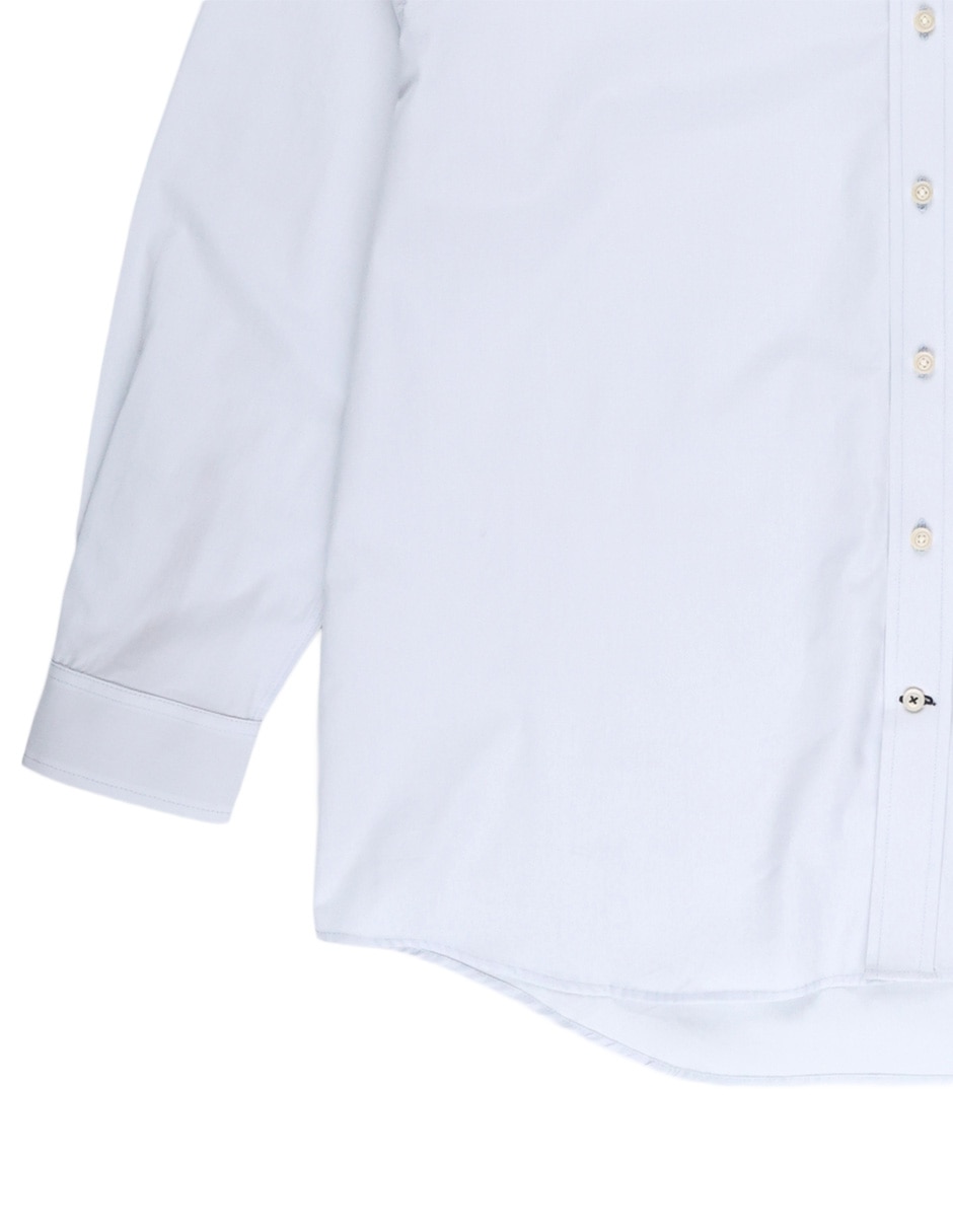 Camisa formal de algodón manga larga para hombre 6
