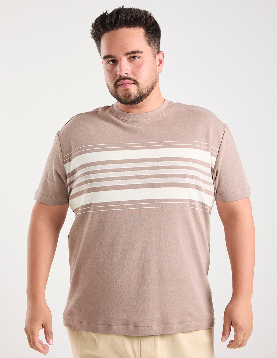 Playera cuello redondo para hombre