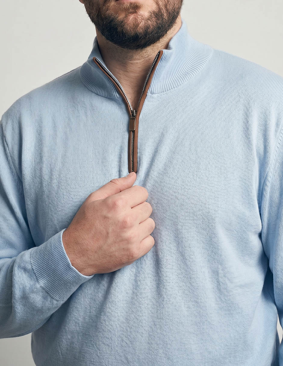 Suéter cuello alto para hombre 3