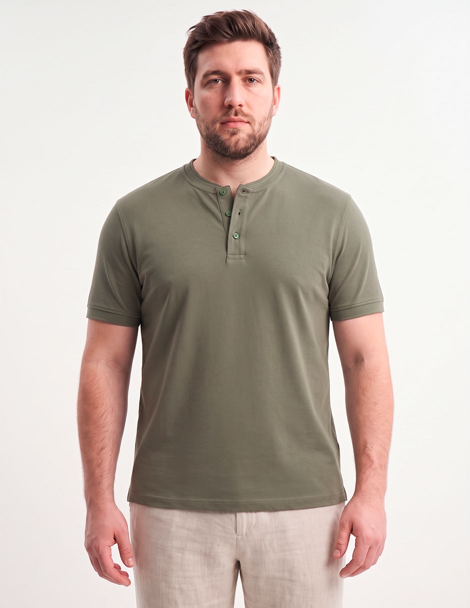 Playera cuello redondo para hombre 1