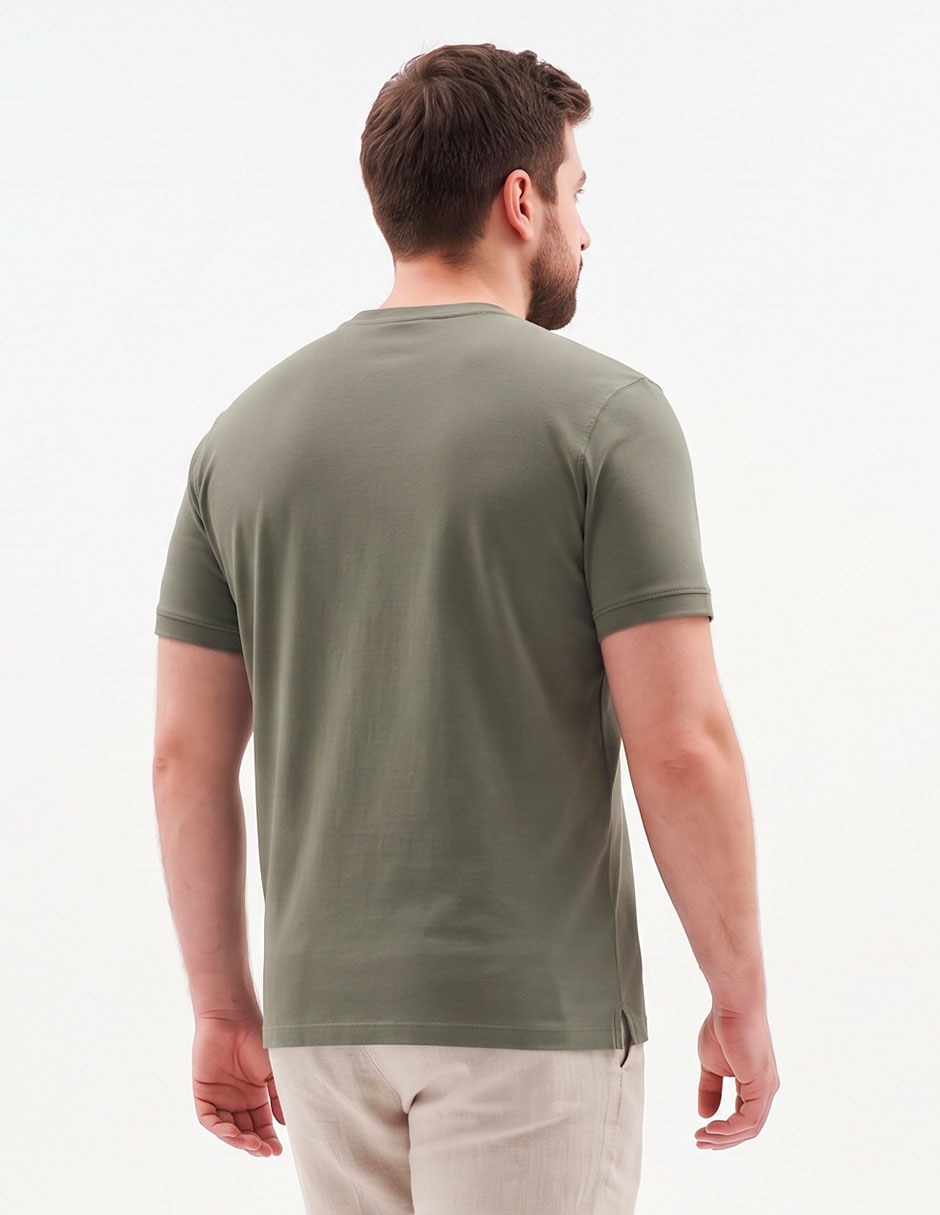 Playera cuello redondo para hombre 2