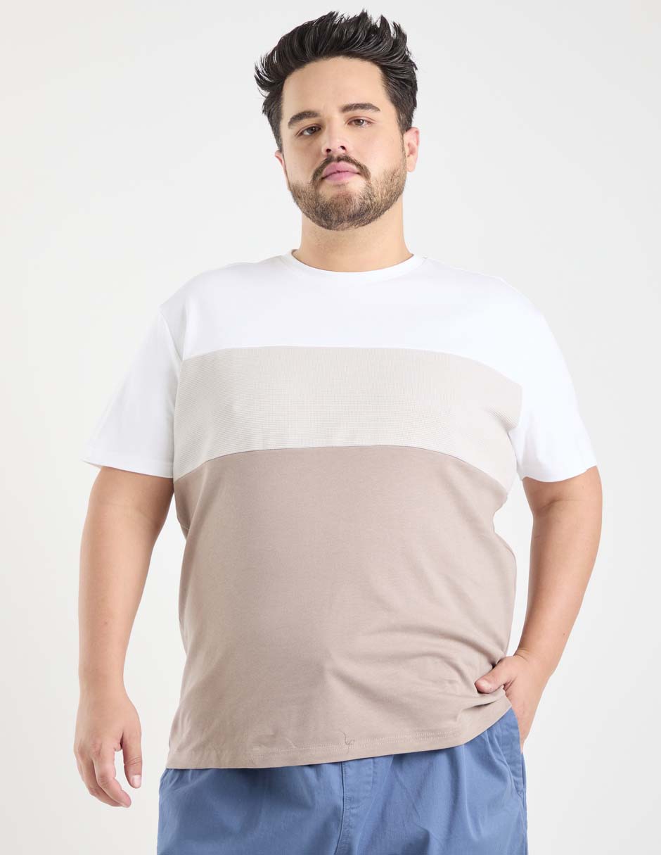 Playera cuello redondo para hombre