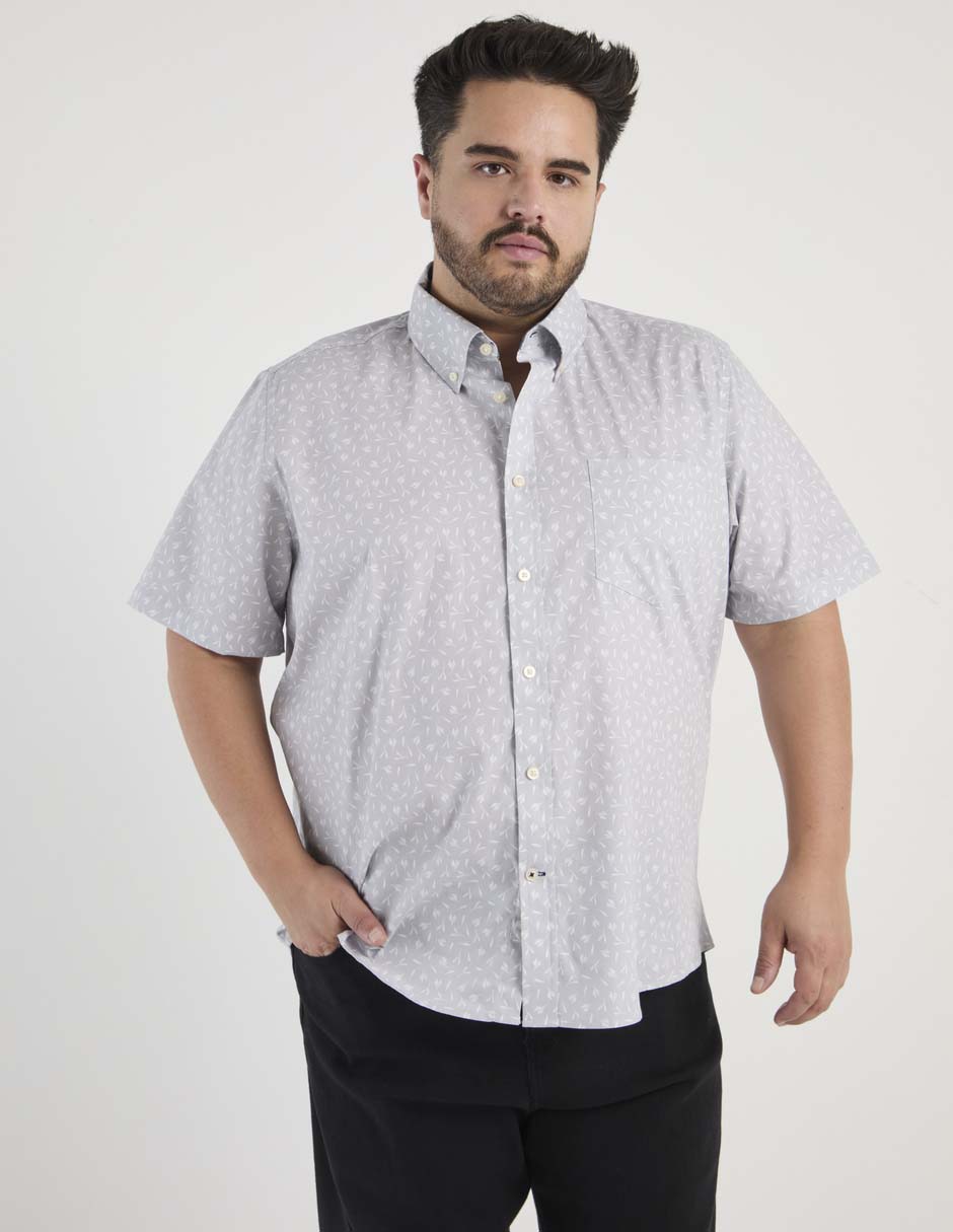 Camisa casual de algodón manga corta para hombre Camisa casual de algodón manga corta para hombre