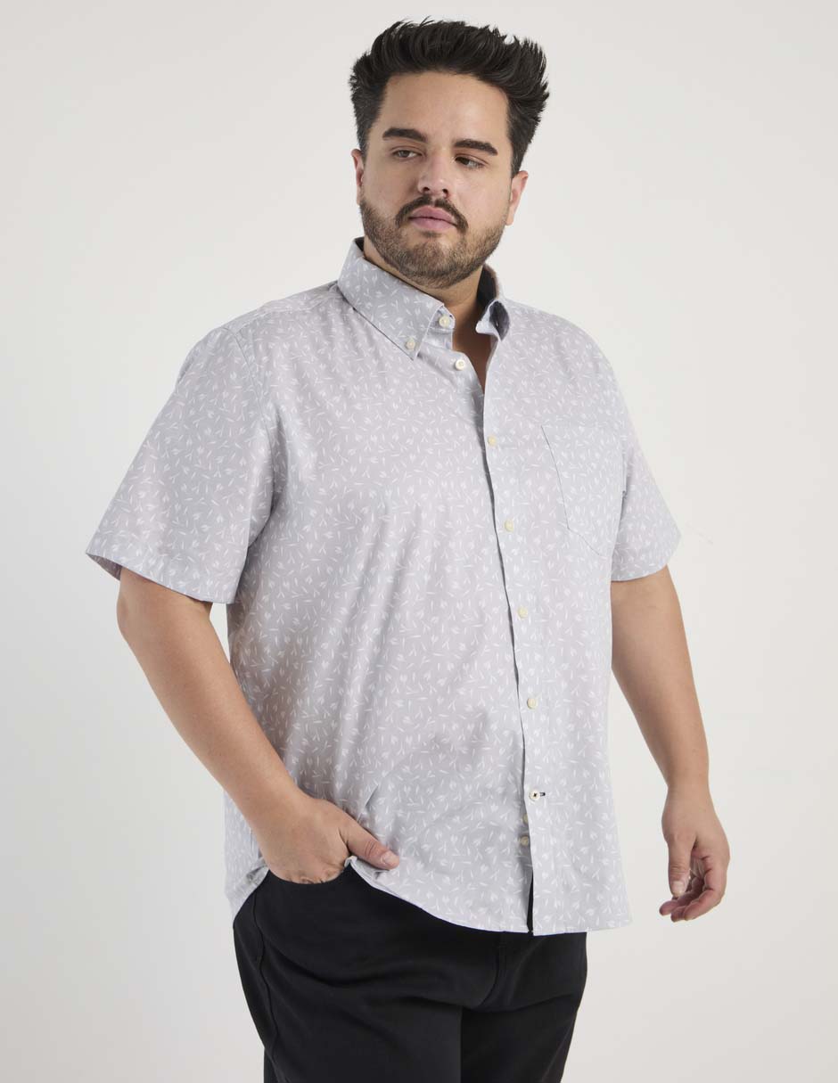 Camisa casual de algodón manga corta para hombre 5