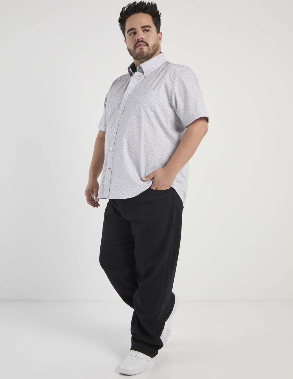 Camisa casual de algodón manga corta para hombre 4
