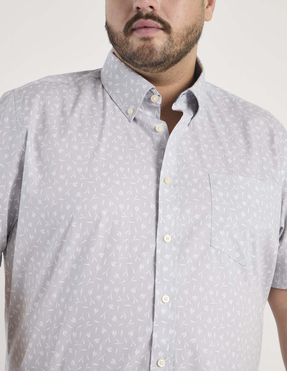Camisa casual de algodón manga corta para hombre 3