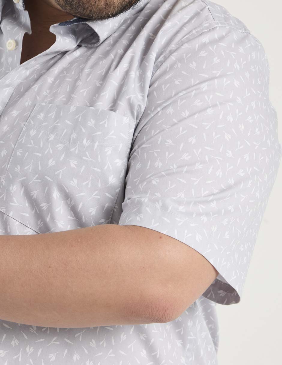 Camisa casual de algodón manga corta para hombre 2