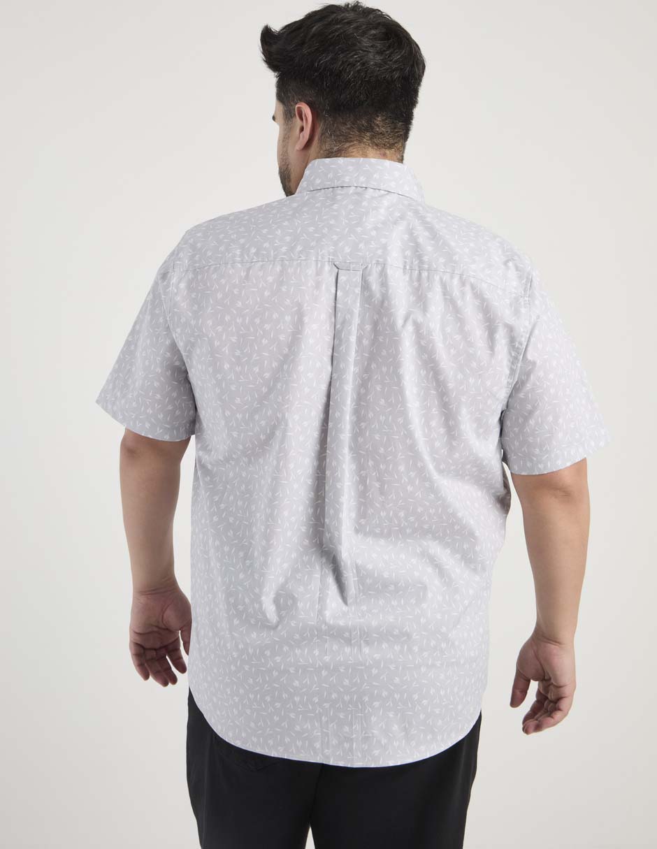 Camisa casual de algodón manga corta para hombre 6