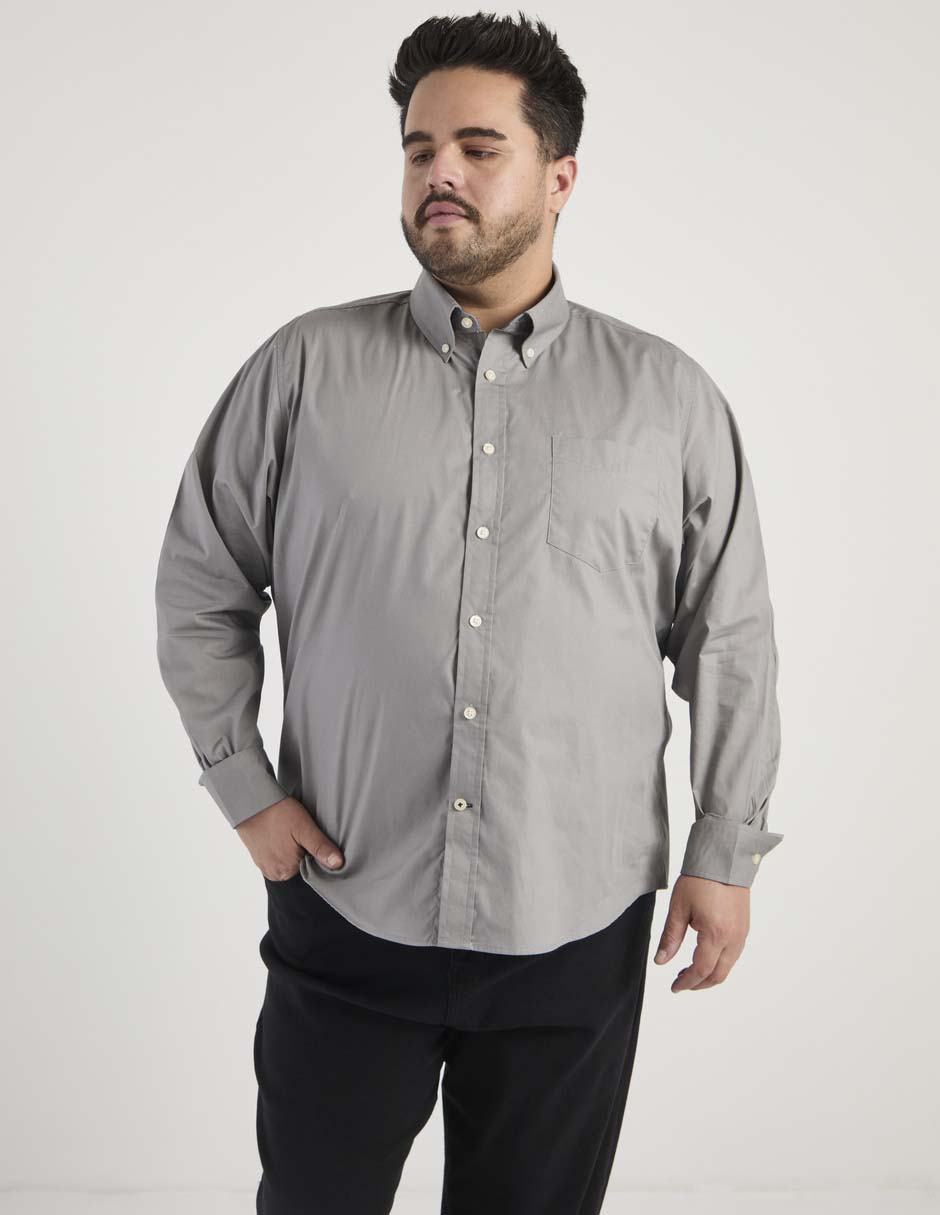 Camisa casual manga larga para hombre 5