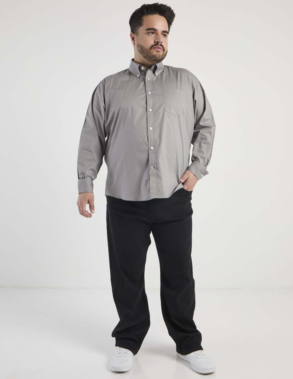 Camisa casual manga larga para hombre 4