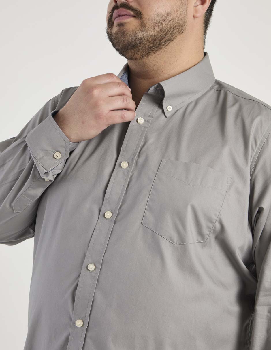 Camisa casual manga larga para hombre 3