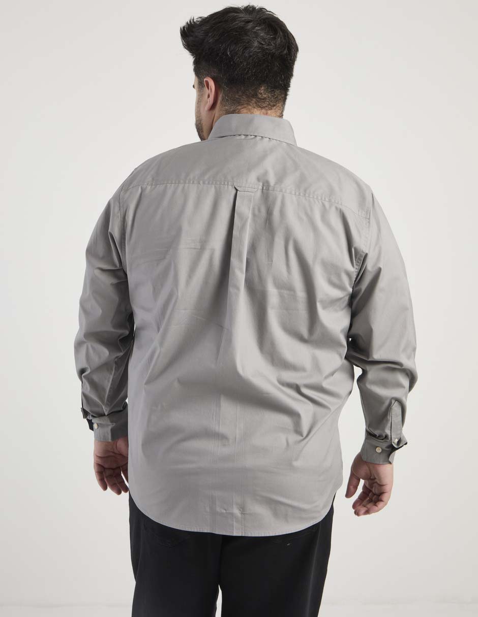 Camisa casual manga larga para hombre 6