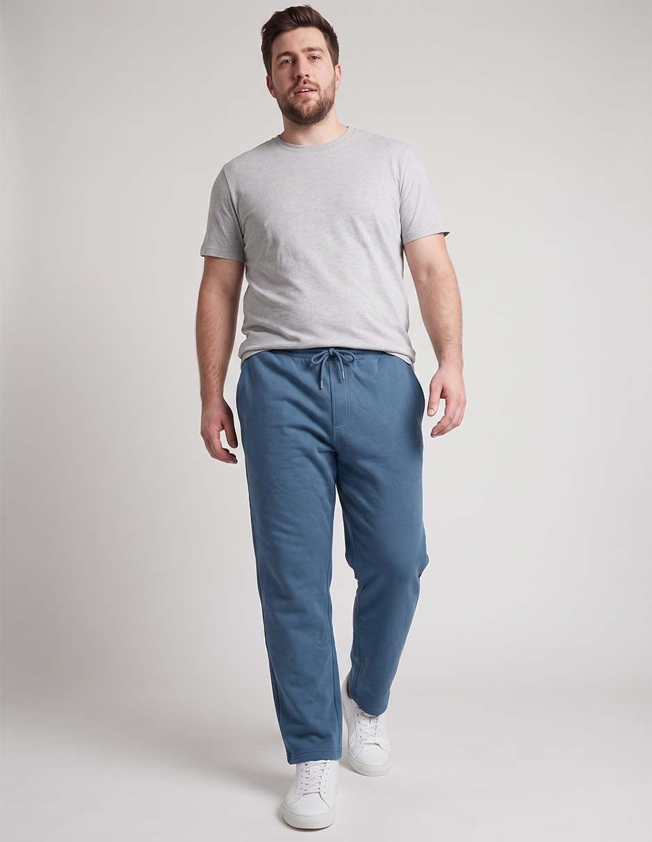 Pantalón casual regular de algodón para hombre