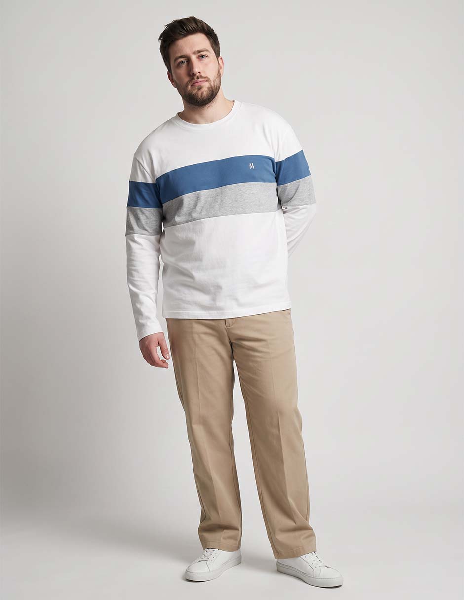 Playera cuello redondo para hombre