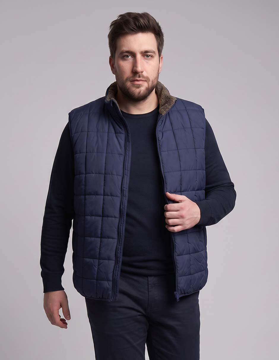 Chaleco capitonado para hombre