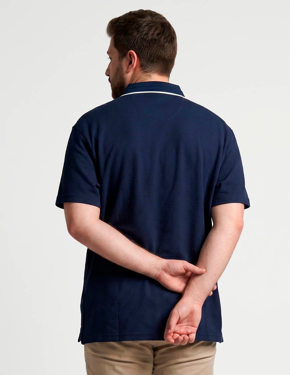 Playera cuello solapa para hombre 2
