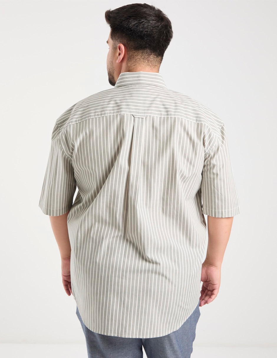 Camisa casual manga al codo para hombre 2