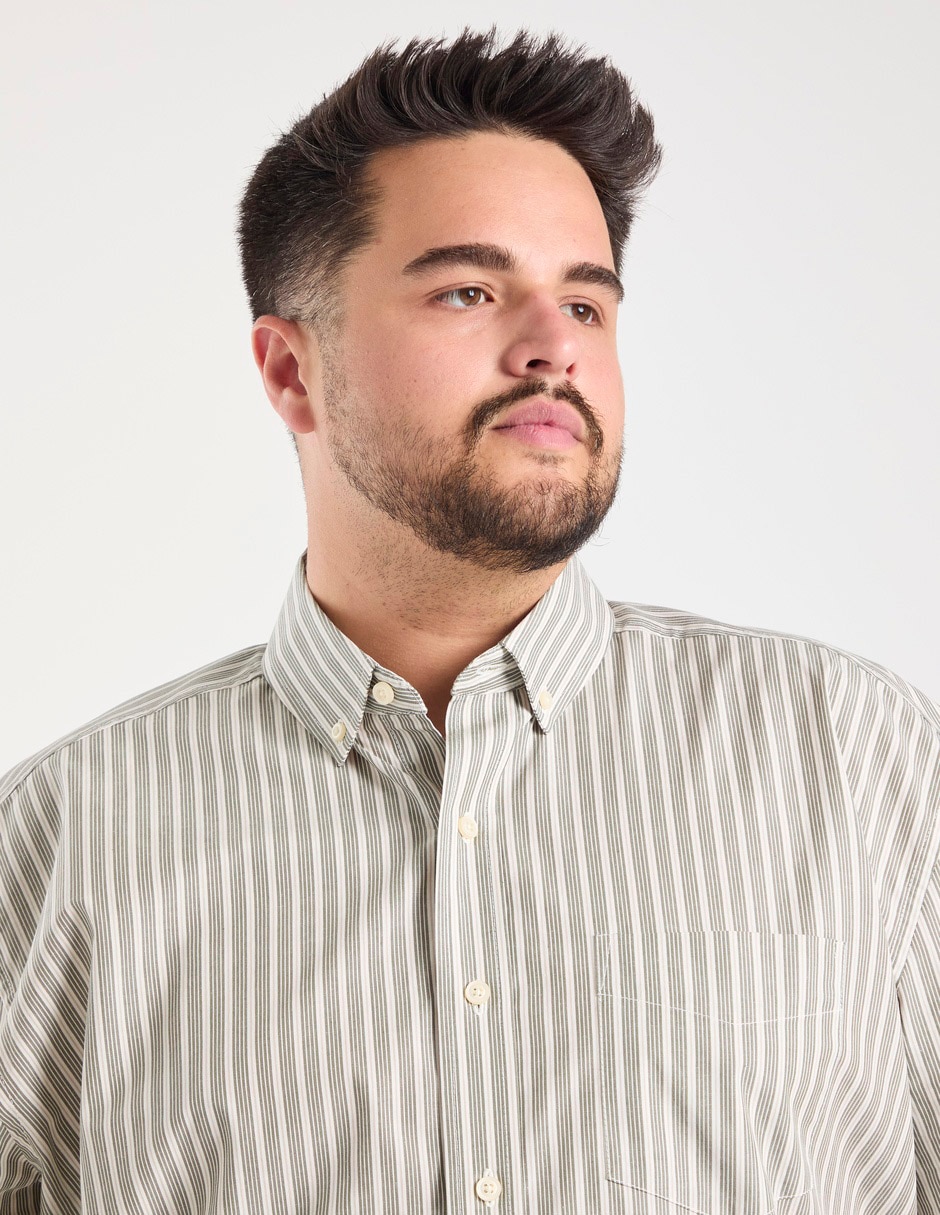 Camisa casual manga al codo para hombre 3