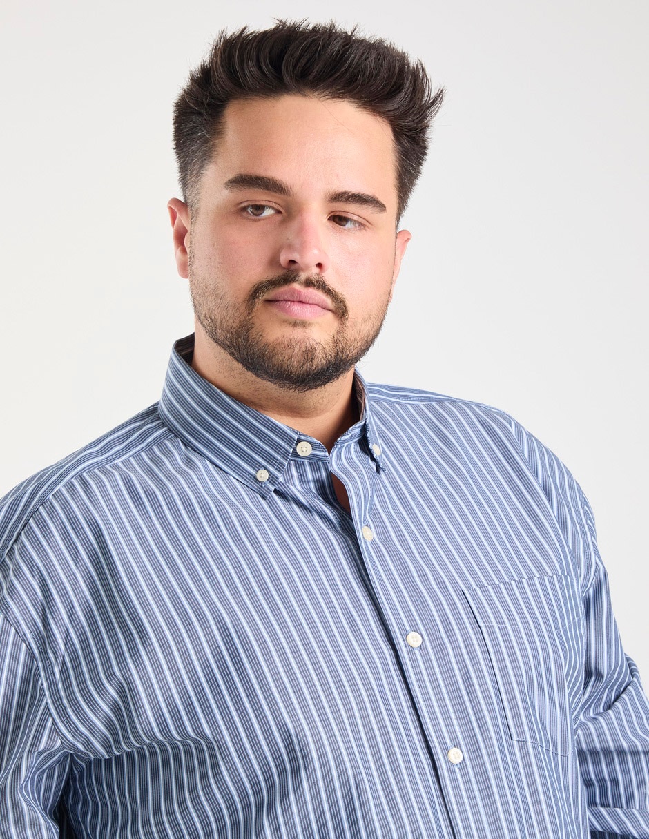 Camisa casual manga larga para hombre 3