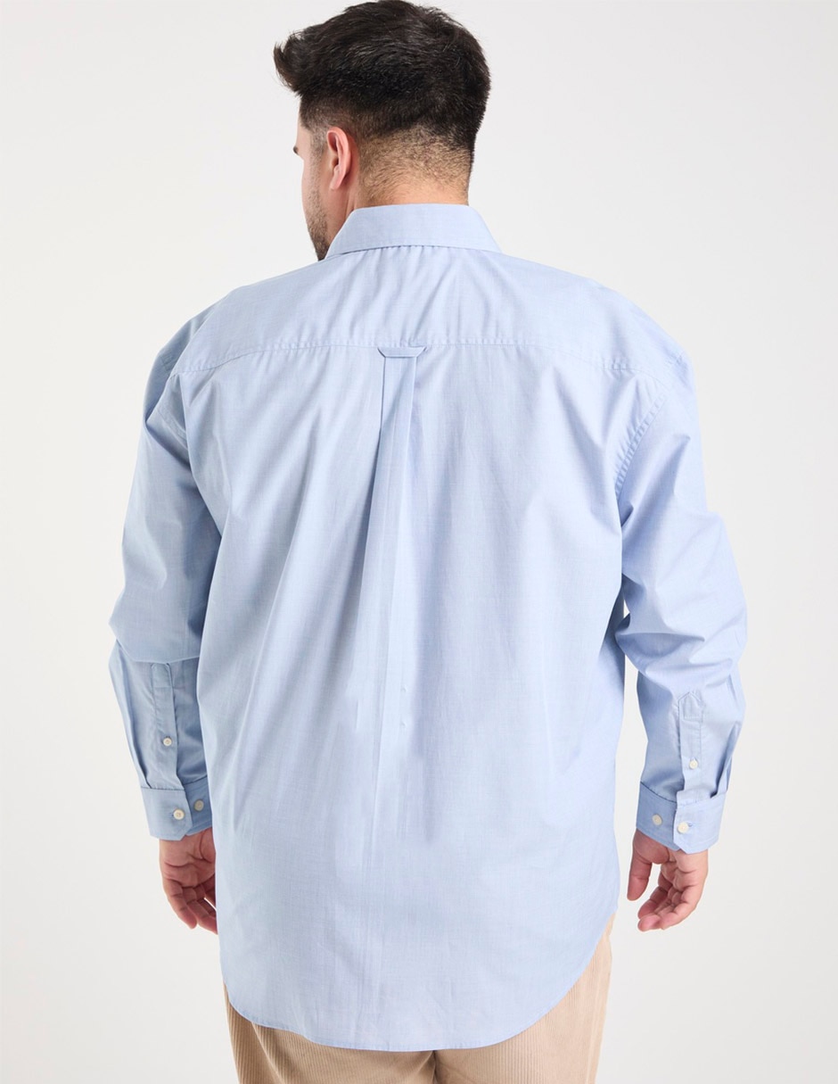 Camisa casual manga larga para hombre 2
