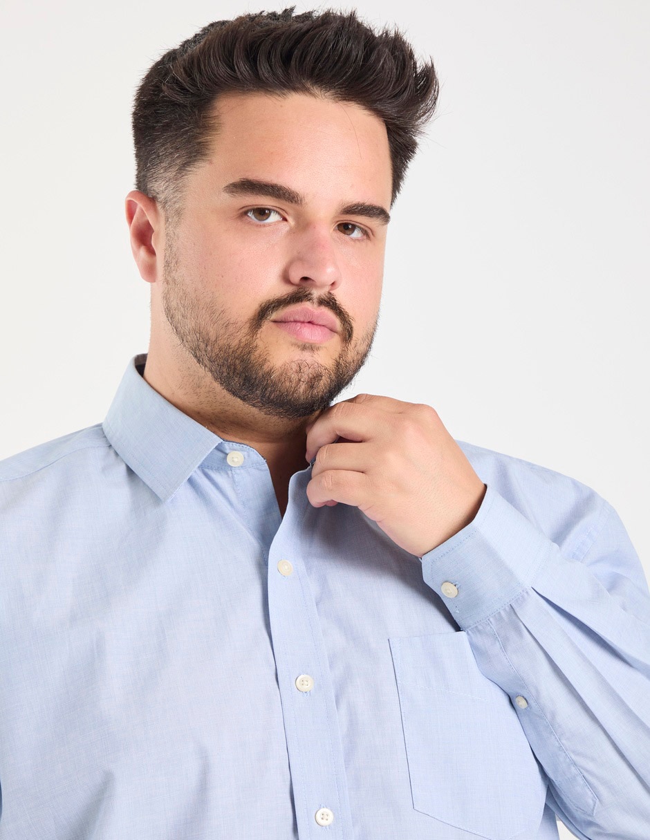 Camisa casual manga larga para hombre 3