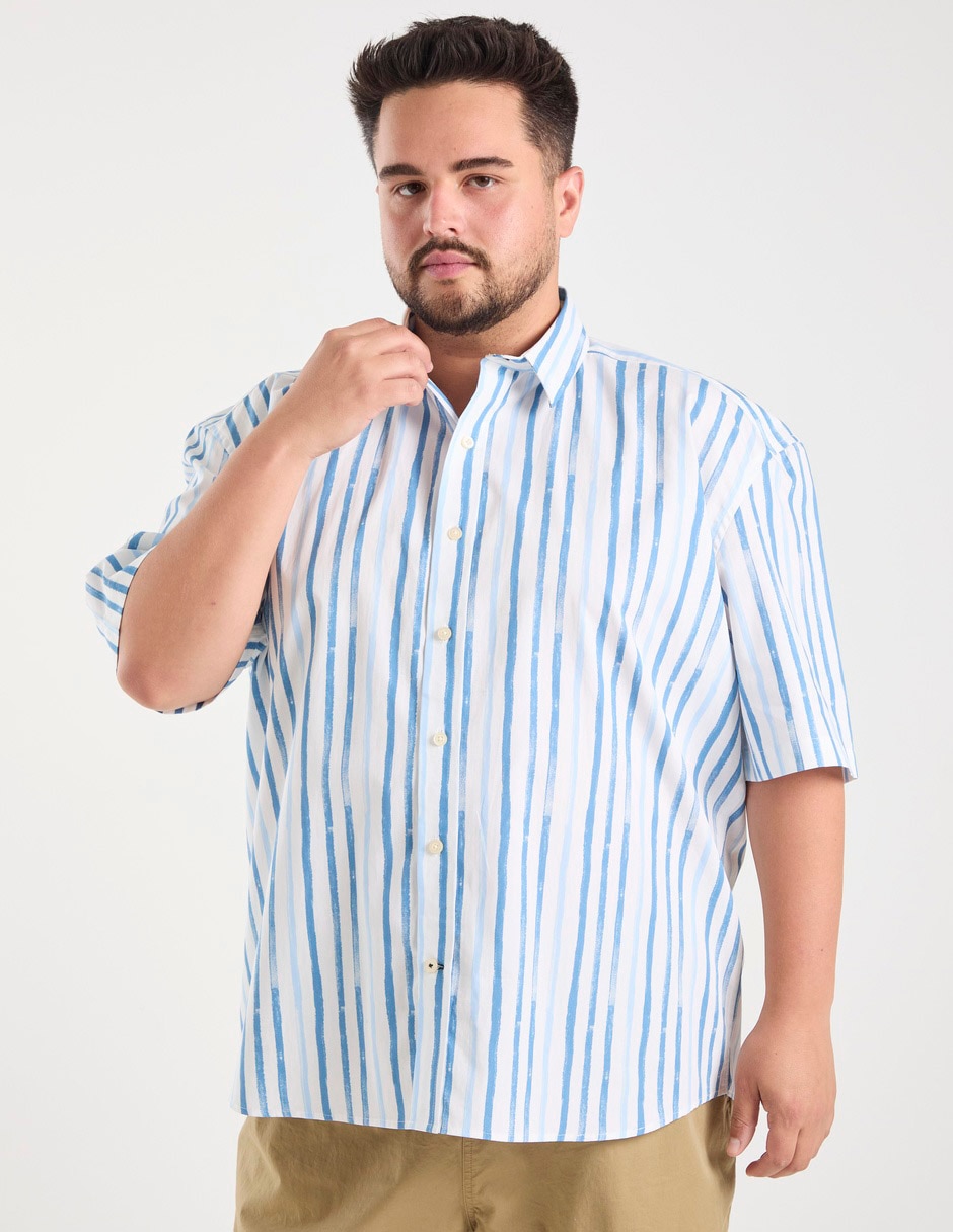 Camisa casual manga al codo para hombre Camisa casual manga al codo para hombre