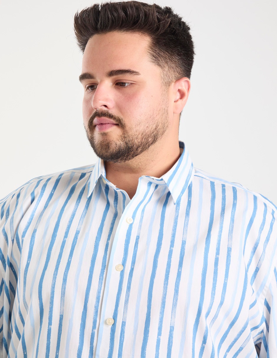 Camisa casual manga al codo para hombre 2
