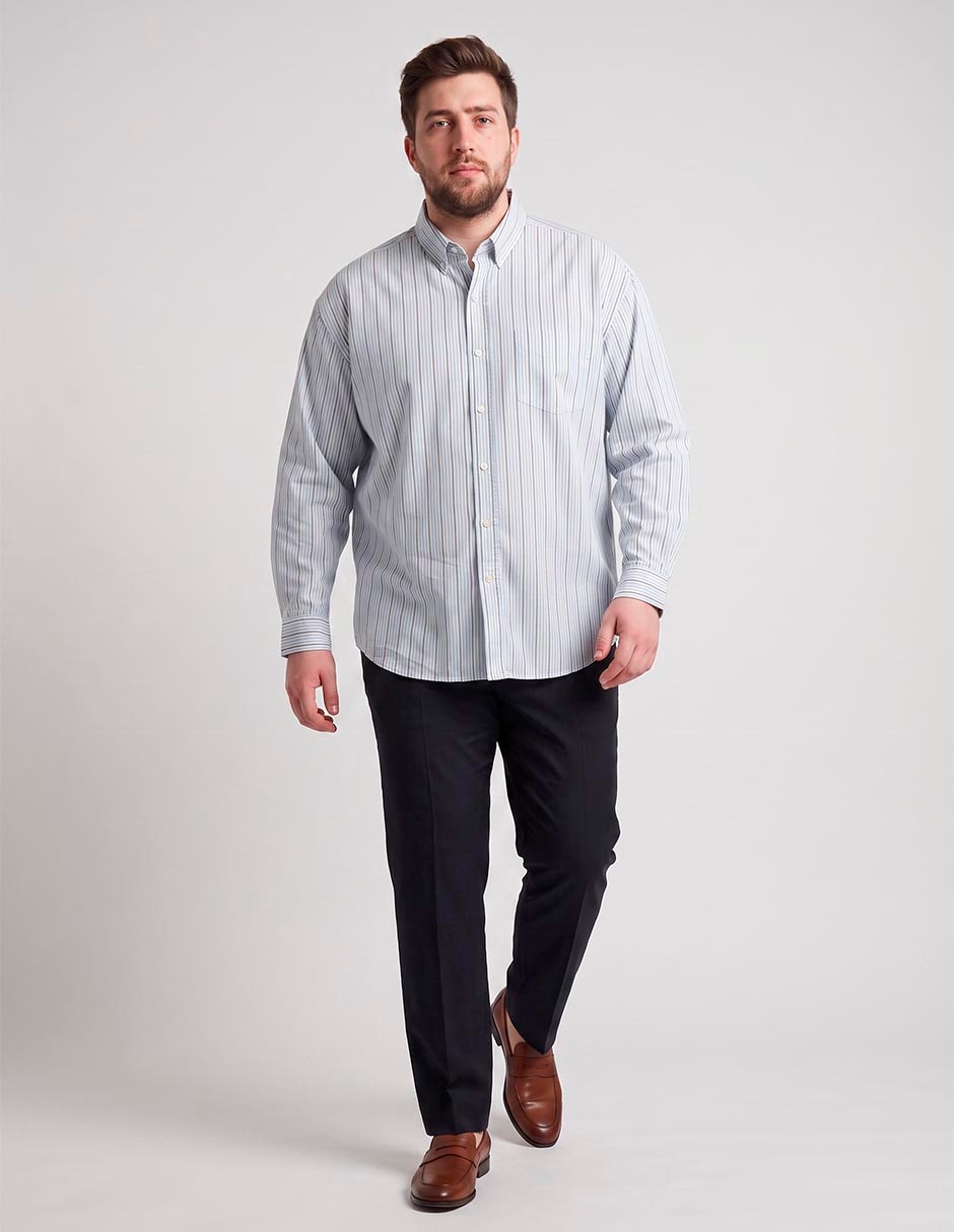 Camisa casual de algodón manga larga para hombre 3