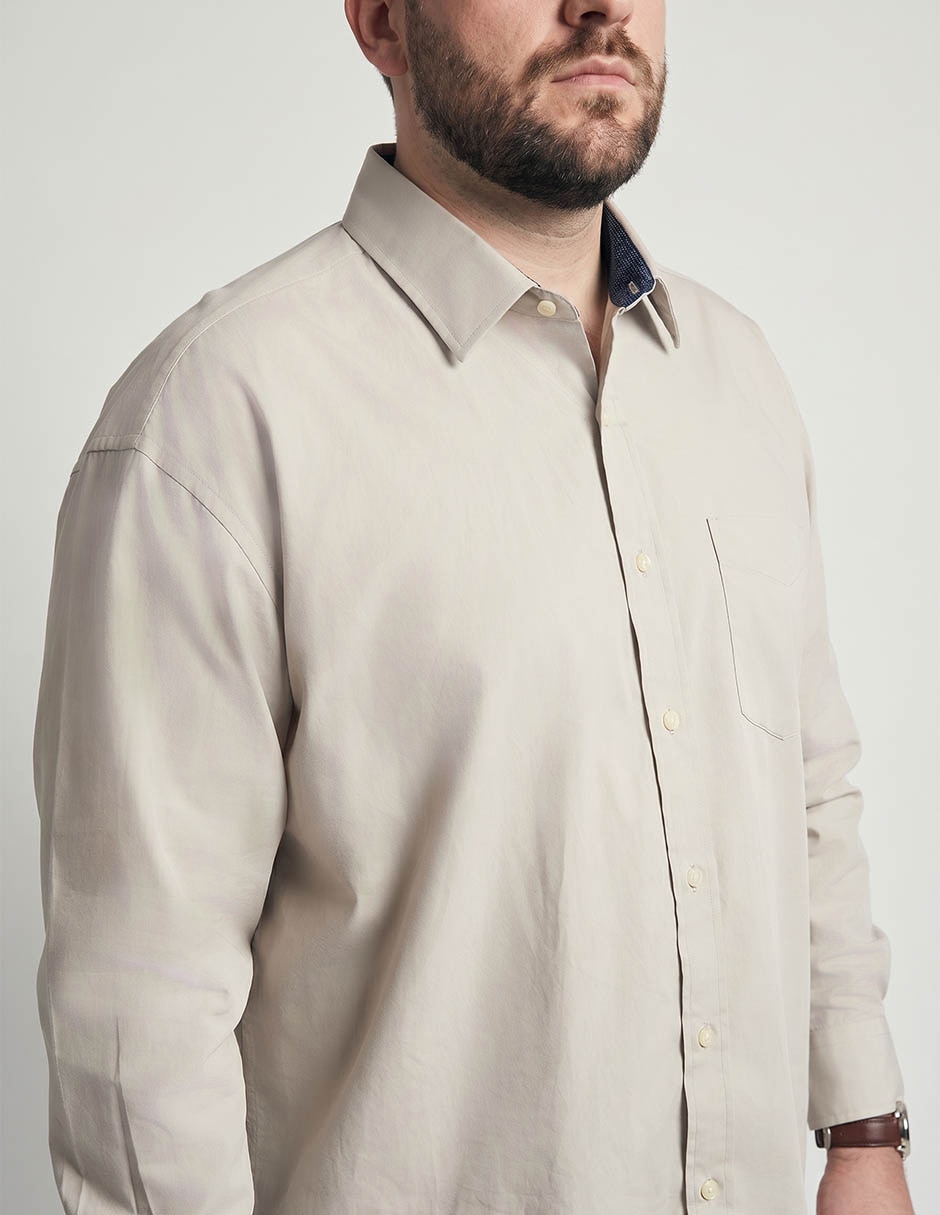 Camisa casual manga larga para hombre 3