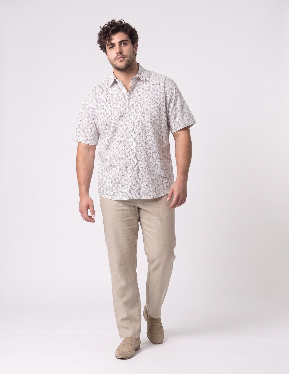Camisa casual manga corta para hombre 3