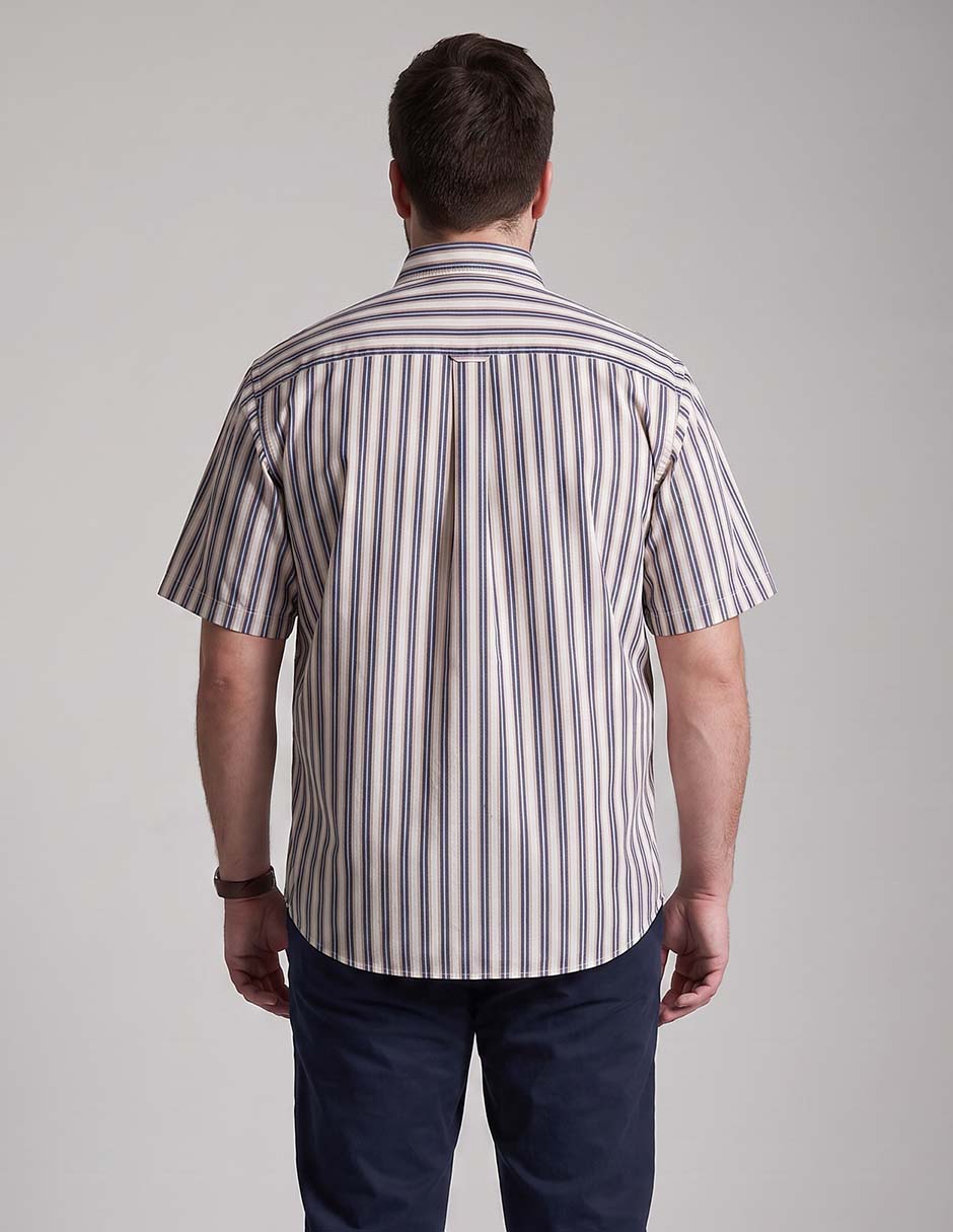 Camisa casual manga corta para hombre